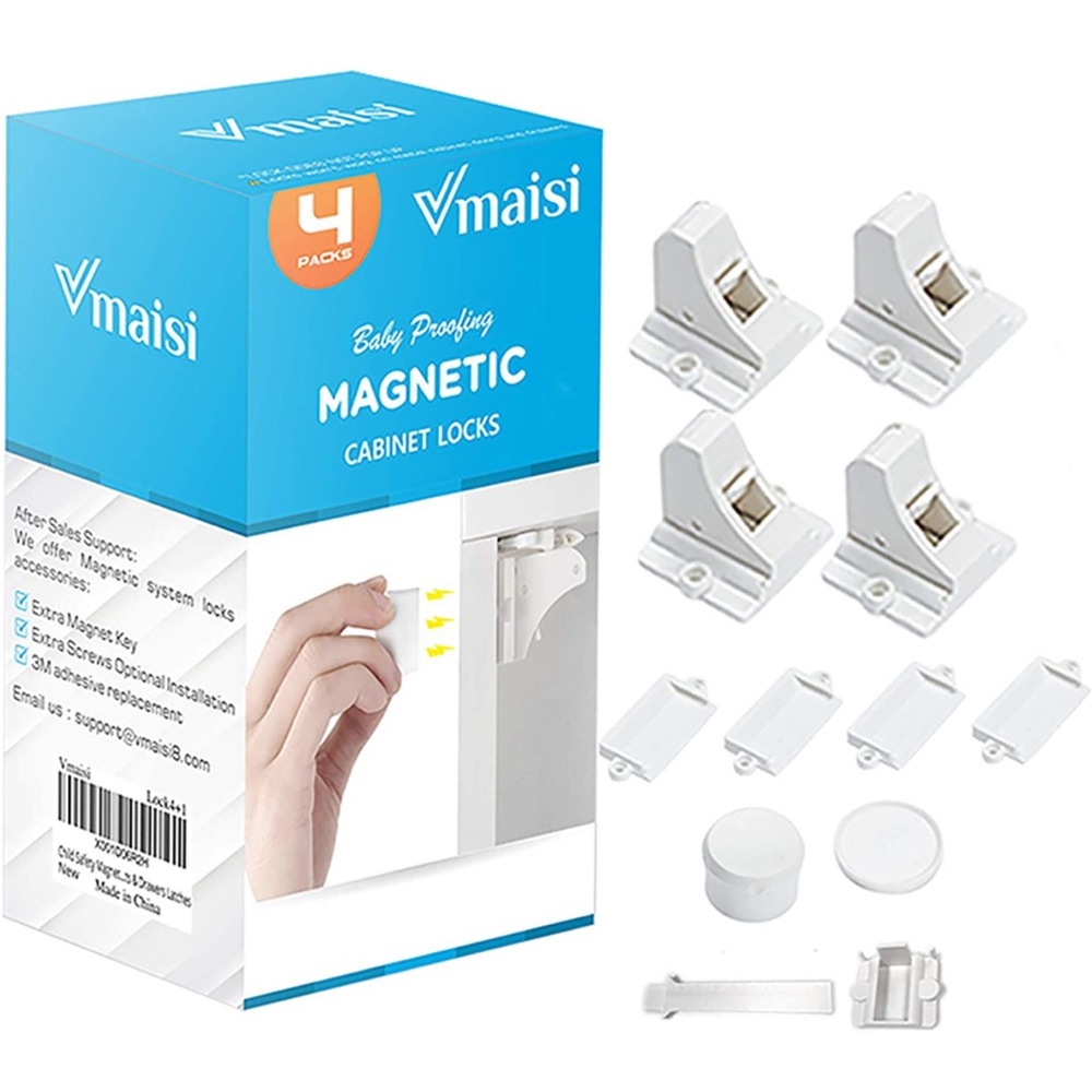 Magnetic cabinet locks
